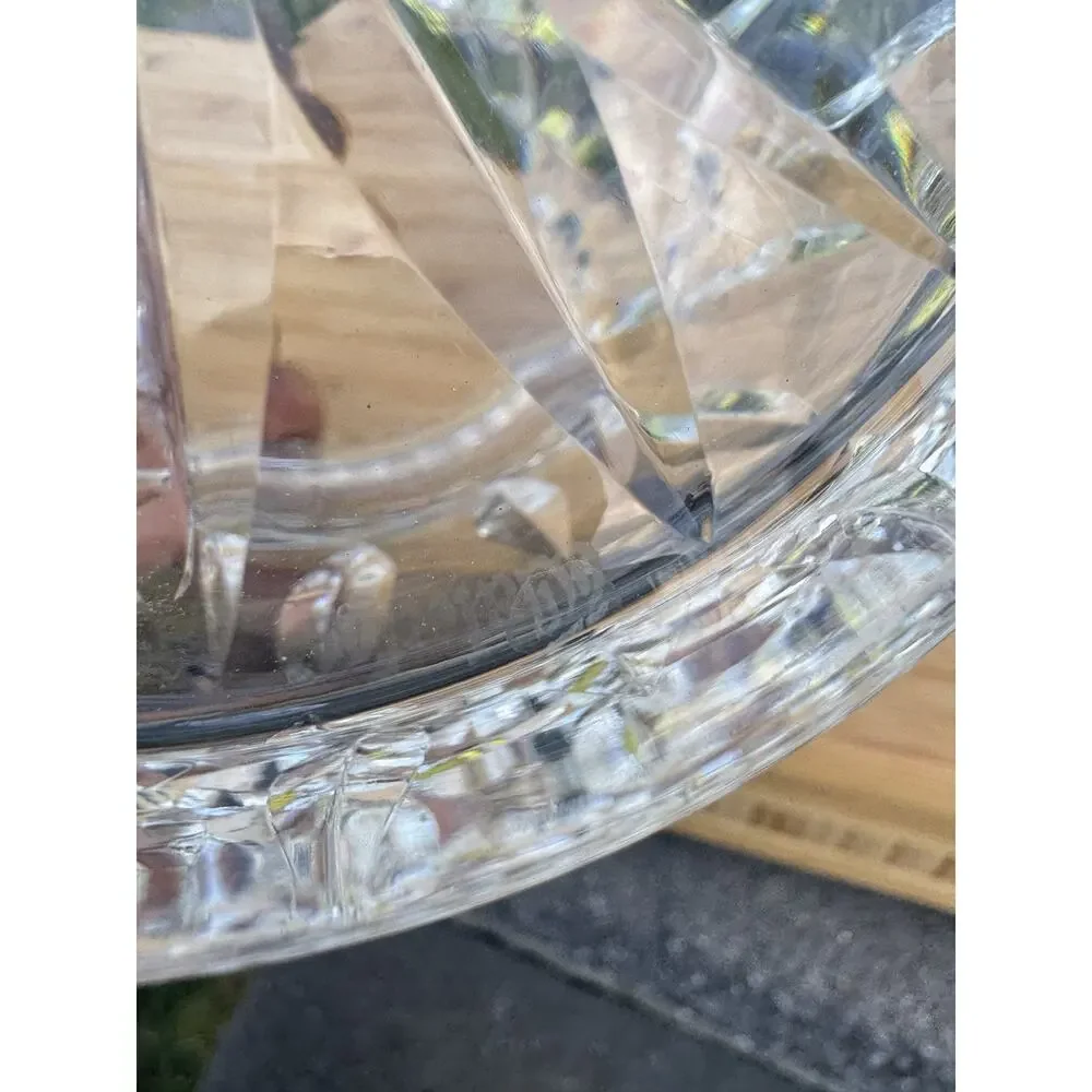 Waterford Lismore Crystal Biscuit Barrel - No Lid